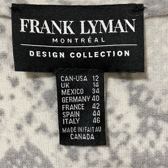 Frank Lyman Design Snakeskin Sweater - Picture 8 of 9